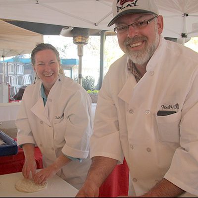 Rick & Nancy Herman, Log Home Wood Fired Pizza